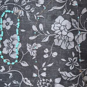 Turquoise Beaded Necklace Set